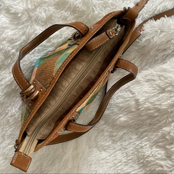 Fossil | Patchwork/ Weave Leather Multi Color Bag - Picture 13 of 16